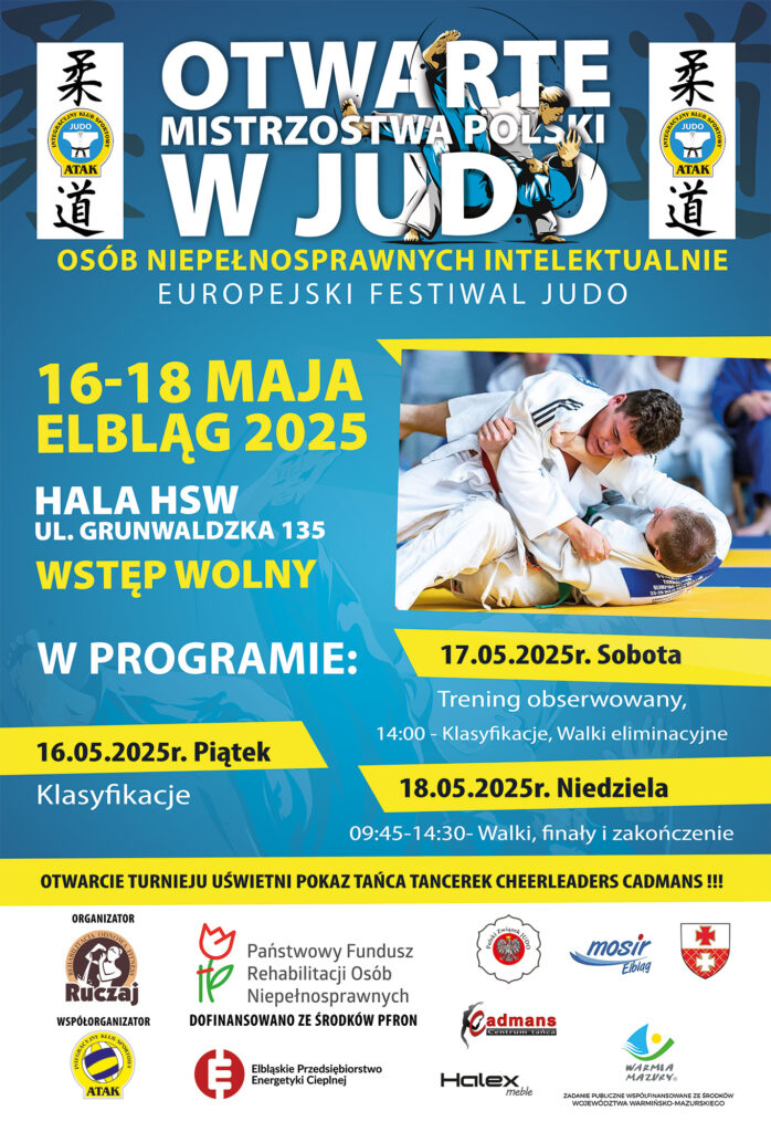 Otwarte Mistrzostwa Polski w Judo osób niepełnosprawnych intelektualnie– Europejski Festiwal Judo